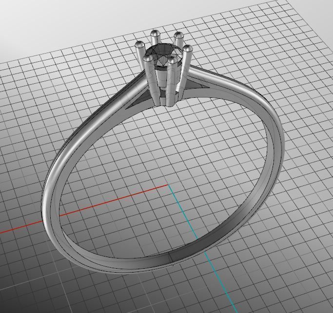 One stone One gram 3D print model_20