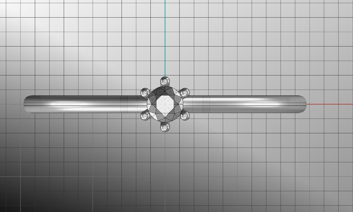 One stone One gram 3D print model_22