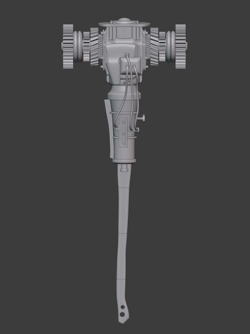 Karl Heisenberg hammer - Resident Evil Village 3D print model_8