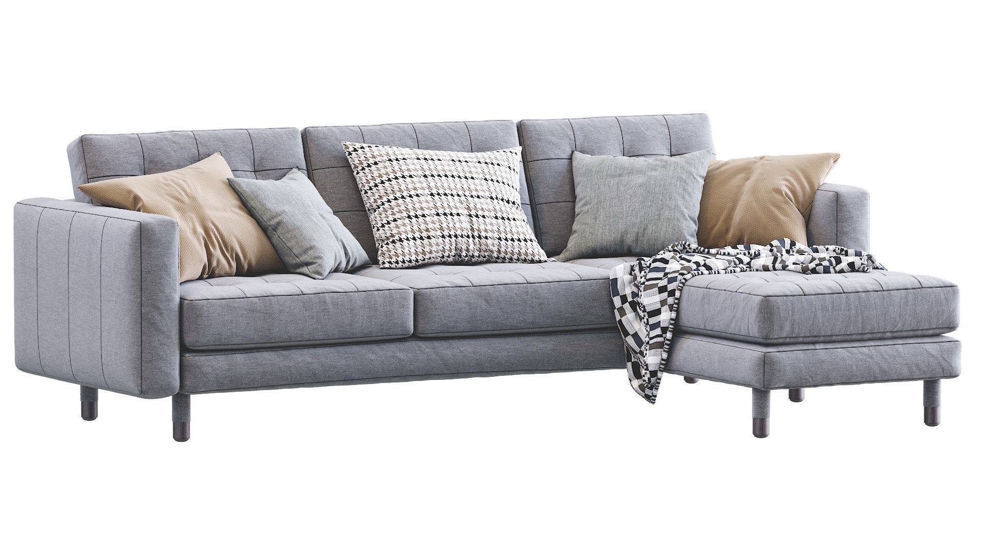 Sofa Landskrona By Ikea 3D model_8