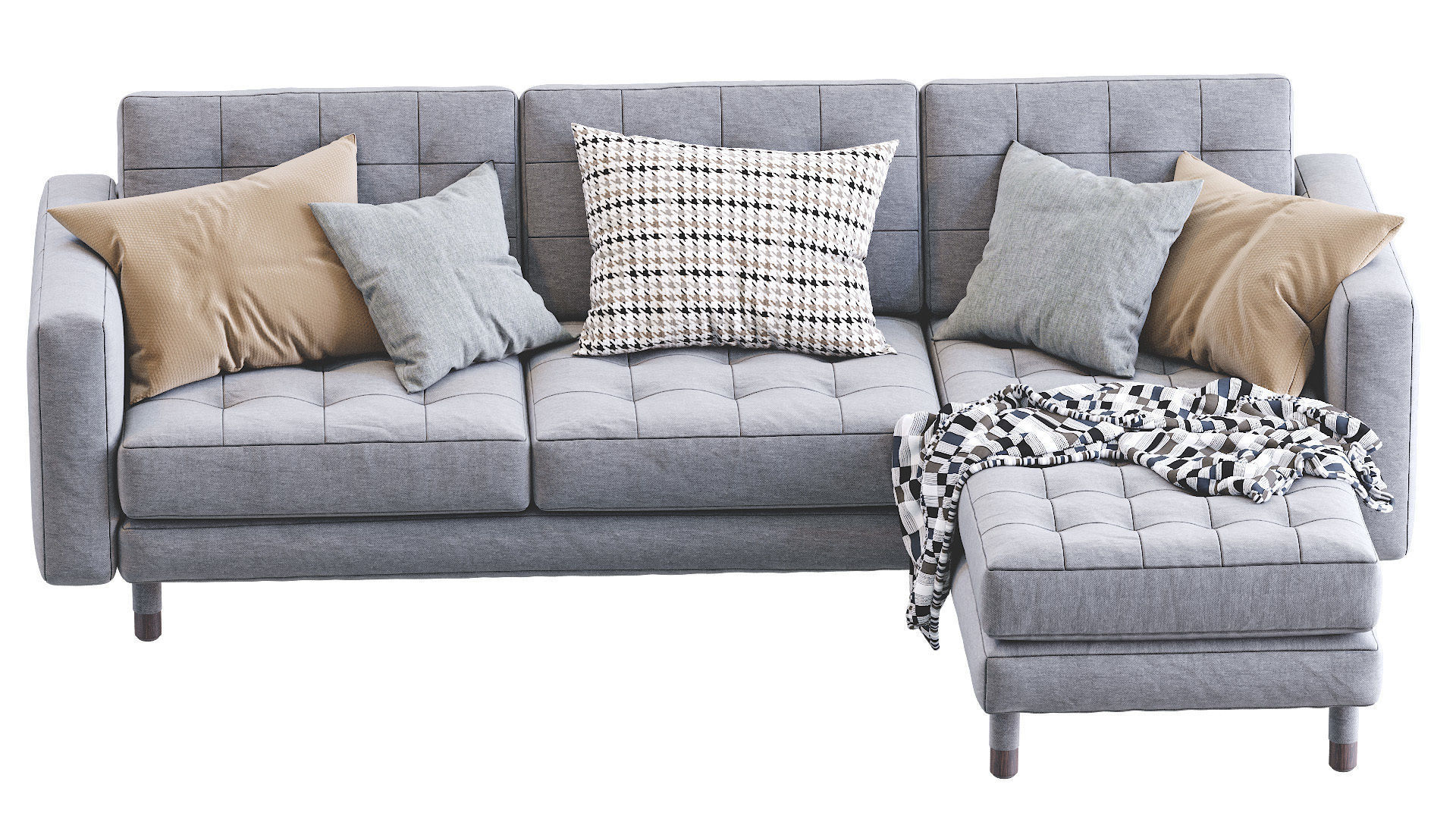 Sofa Landskrona By Ikea 3D model_2