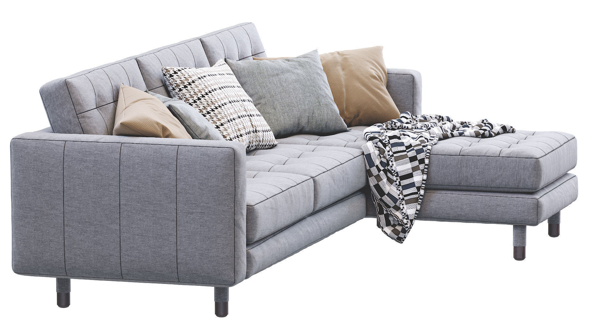 Sofa Landskrona By Ikea 3D model_1