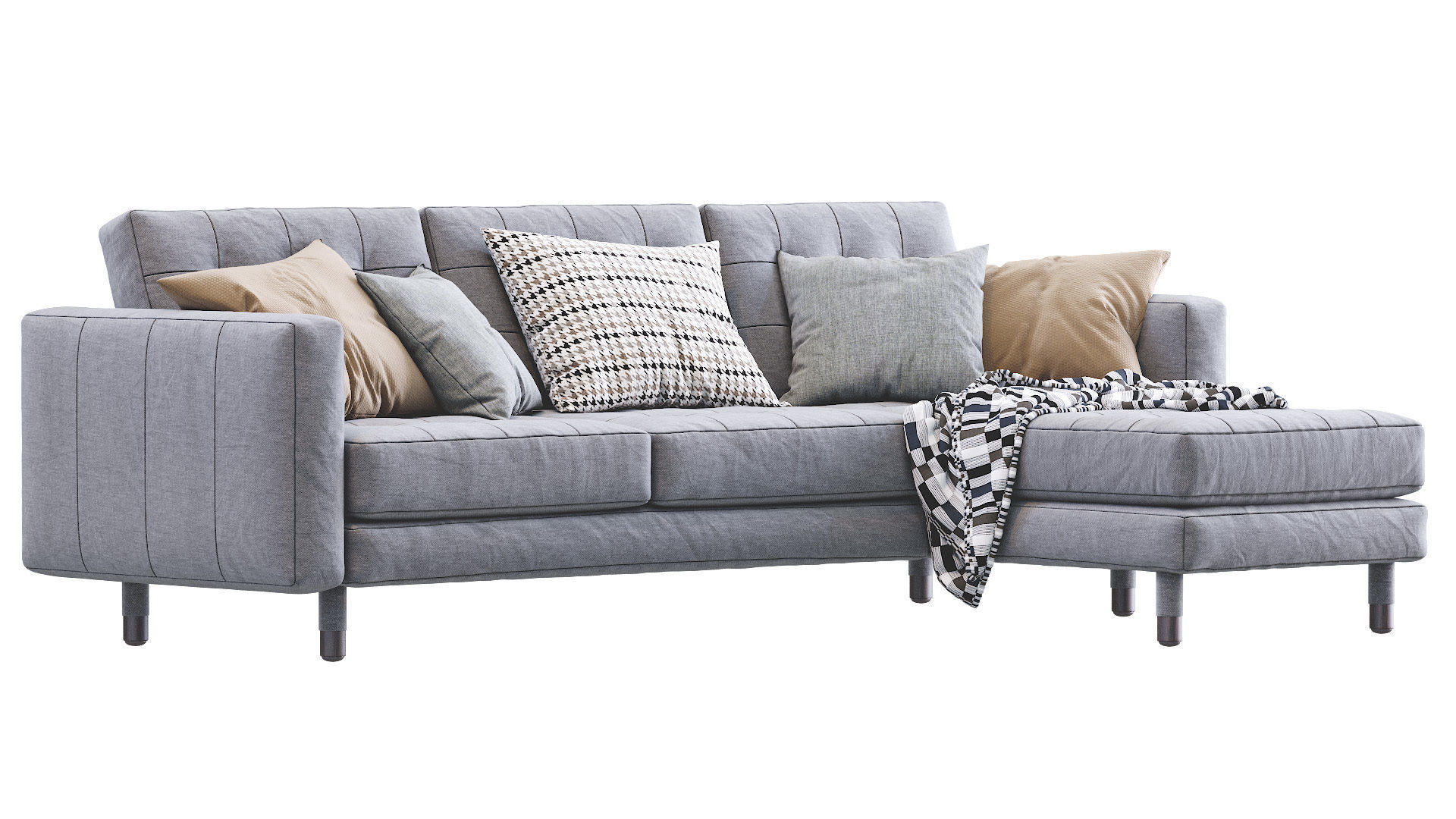 Sofa Landskrona By Ikea 3D model_3