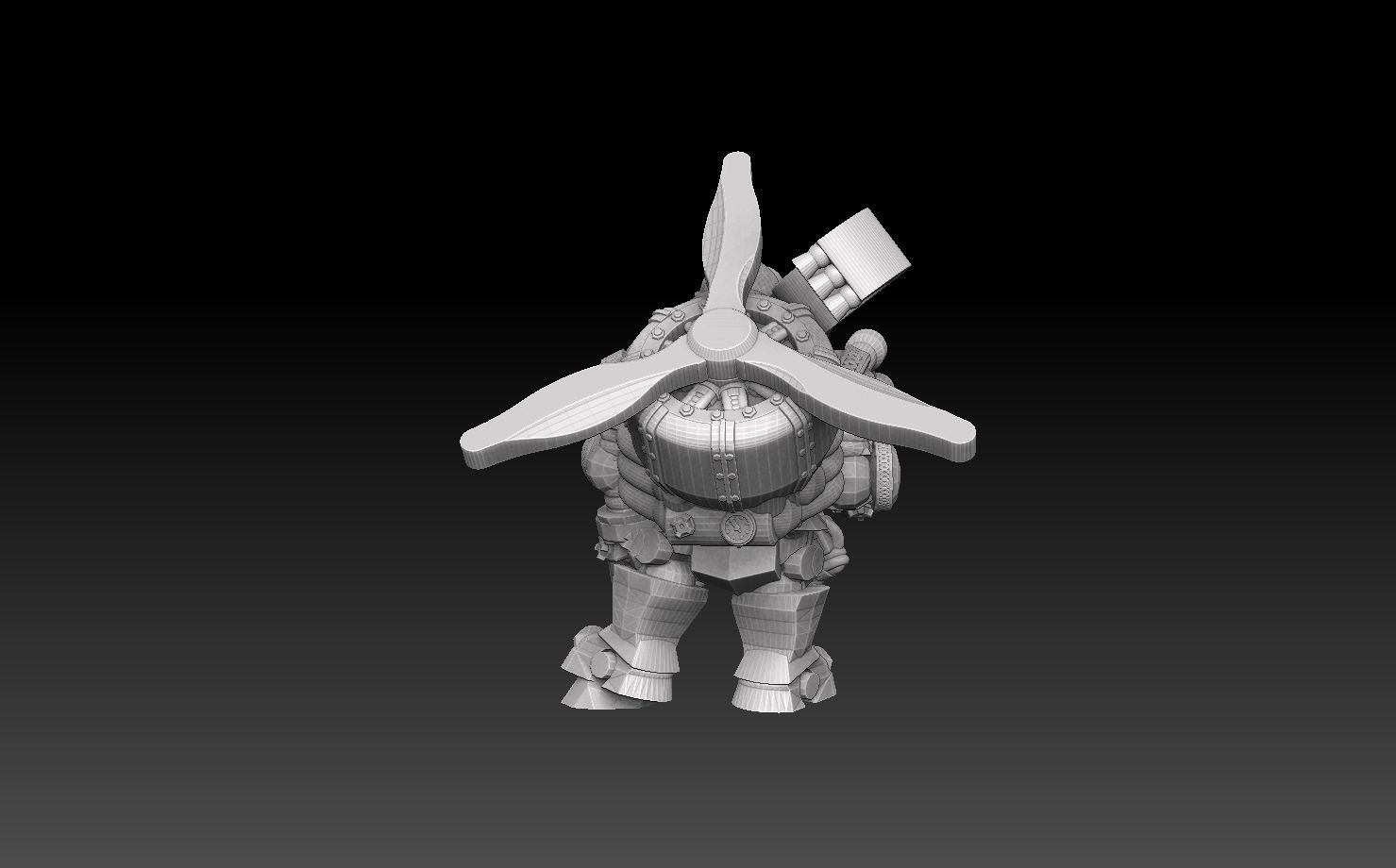 Space Dwarf Aviators ROYALTY FREE VERSION 3D print model_4