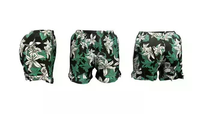 Flower Summer Shorts