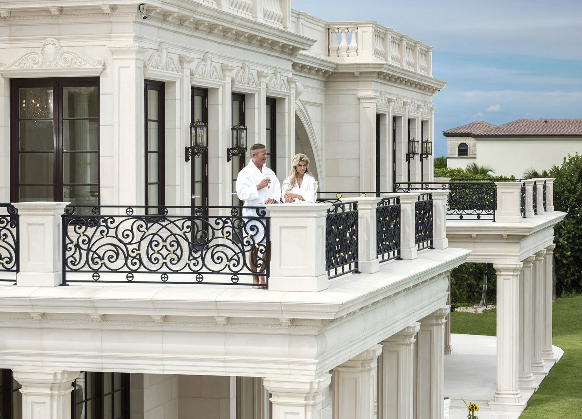 Classic Forged Fence 3D model_4