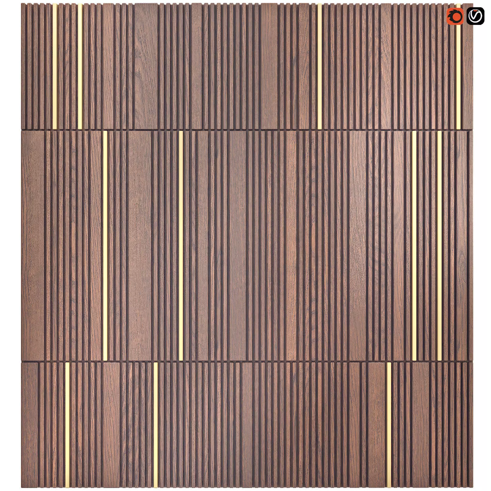 Decor wood Panel 32 3D model_0