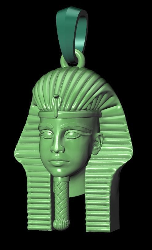 pendant Tutankhamon pharaoh Egypt 2181 3D print model_17
