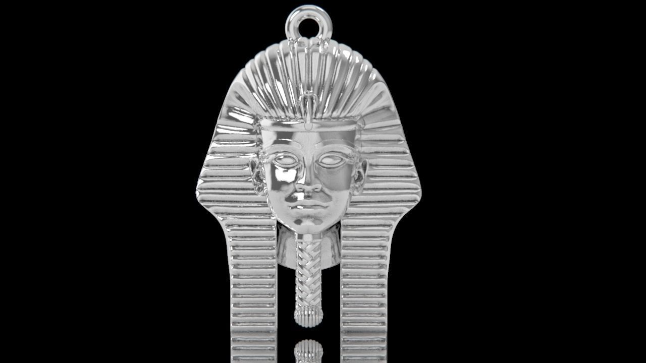 pendant Tutankhamon pharaoh Egypt 2181 3D print model_6