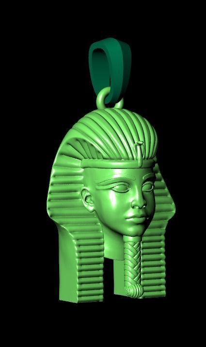 pendant Tutankhamon pharaoh Egypt 2181 3D print model_14