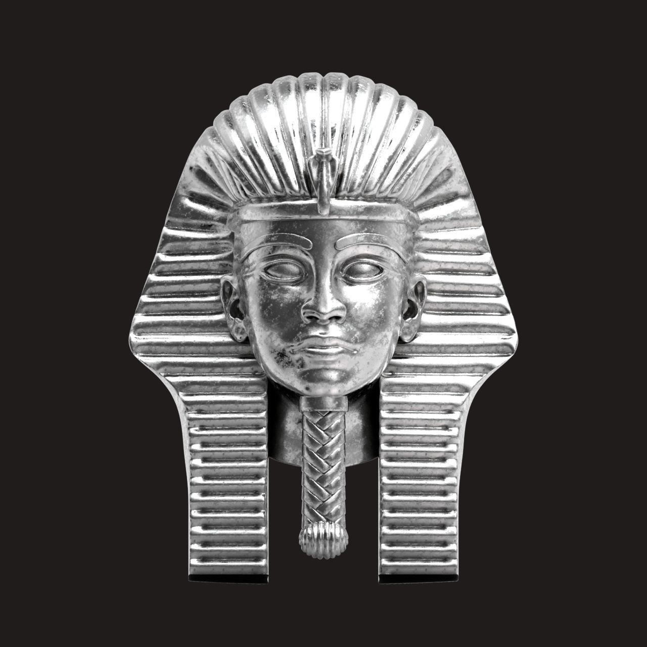 pendant Tutankhamon pharaoh Egypt 2181 3D print model_24