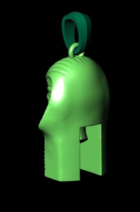 pendant Tutankhamon pharaoh Egypt 2181 3D print model_15