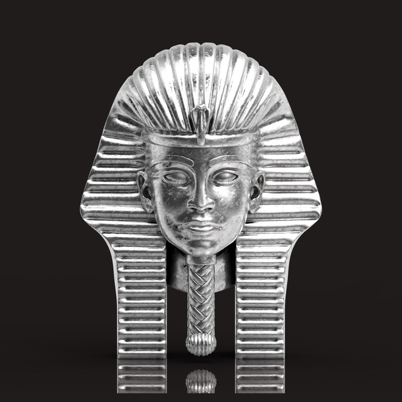 pendant Tutankhamon pharaoh Egypt 2181 3D print model_26
