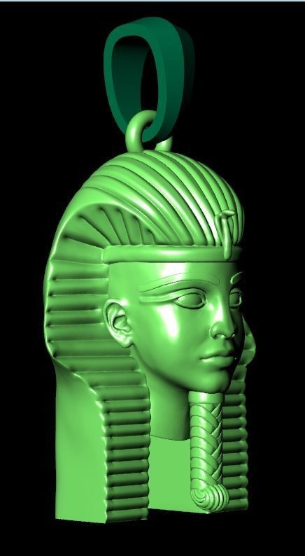 pendant Tutankhamon pharaoh Egypt 2181 3D print model_16