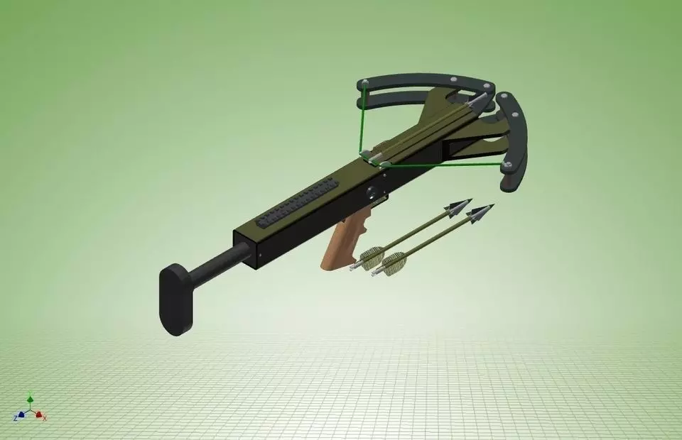 Cross Bow Concept Free 3D model