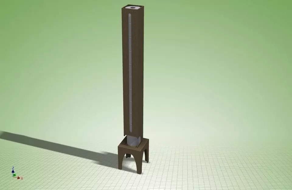Magazine for Toilet Paper Storage Free 3D model