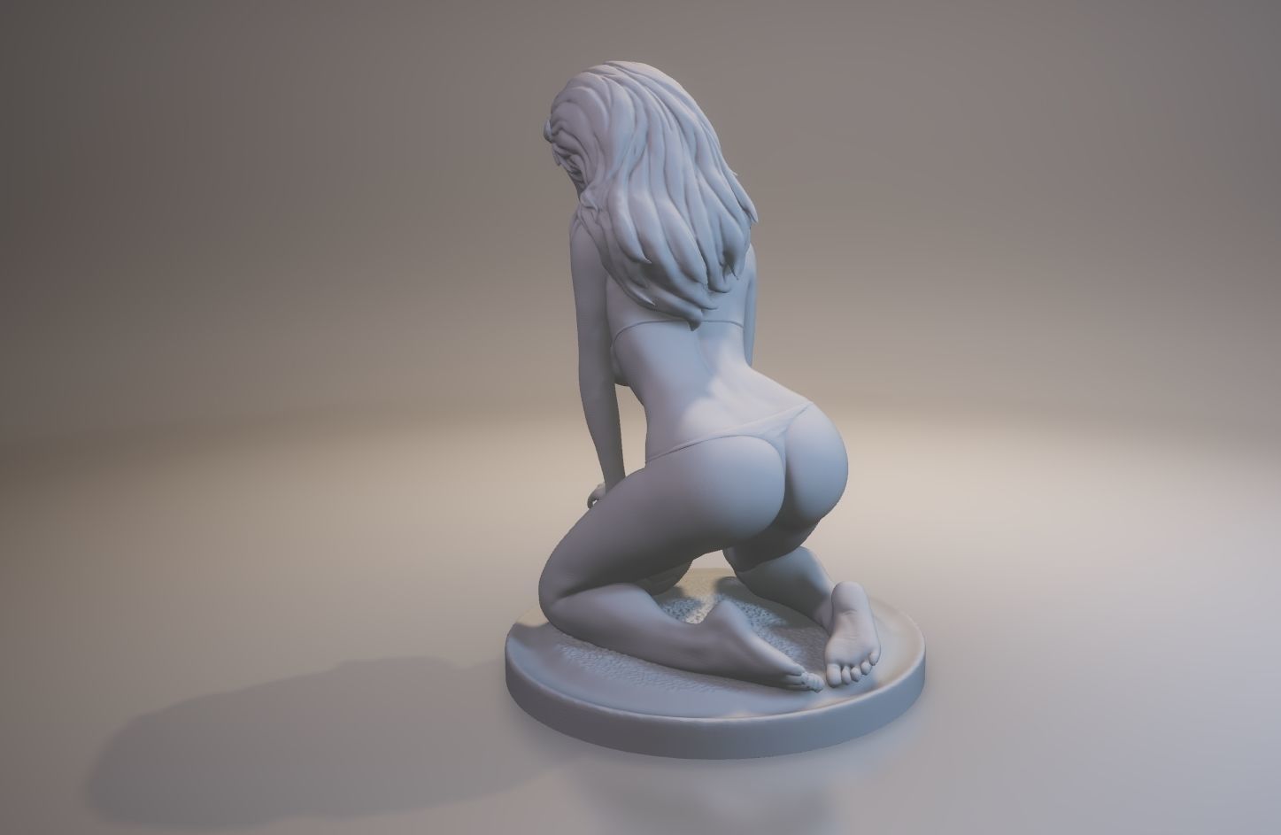 SOCCER GIRL 3D print model_2