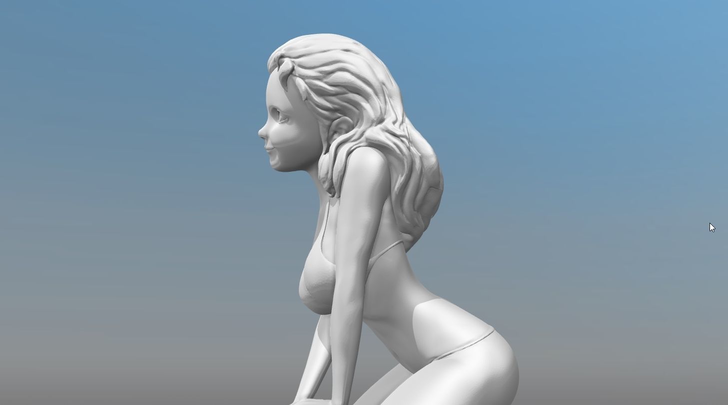 SOCCER GIRL 3D print model_8