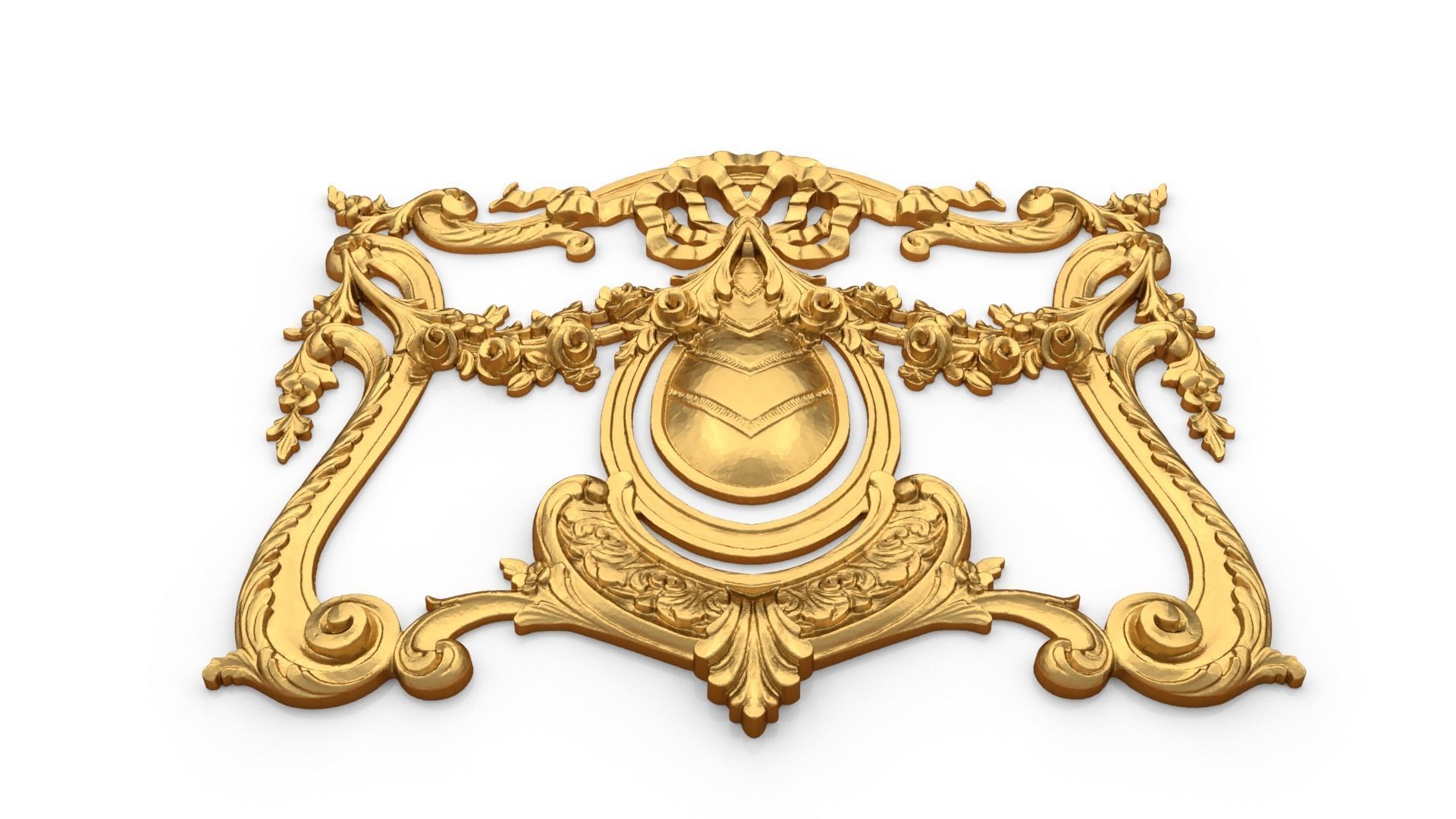 Classic decor ornament 61 3D print model_3