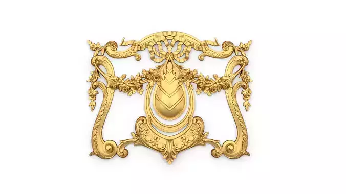 Classic decor ornament 61  3D print model