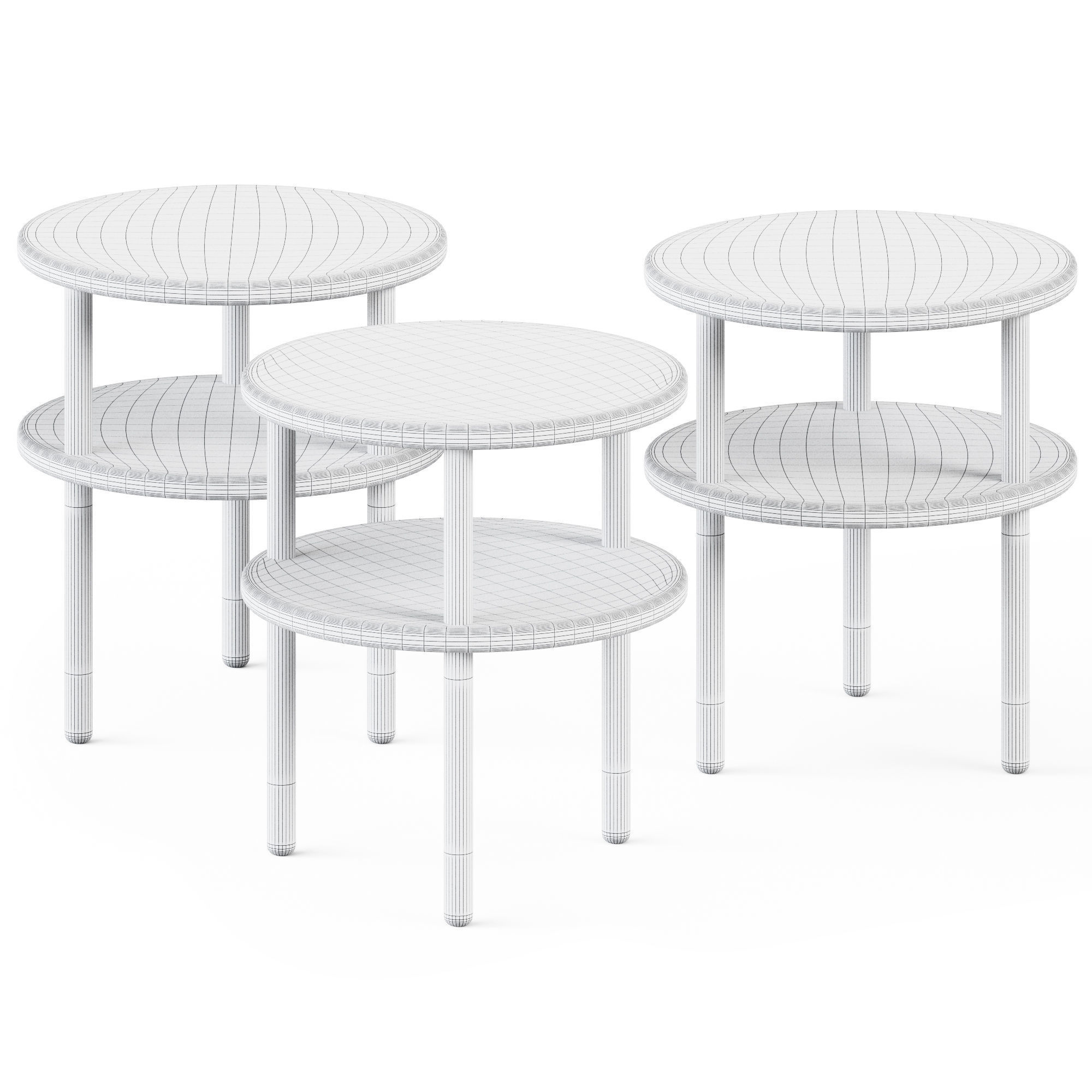 Lempi bedside table by Matri 3D model_1