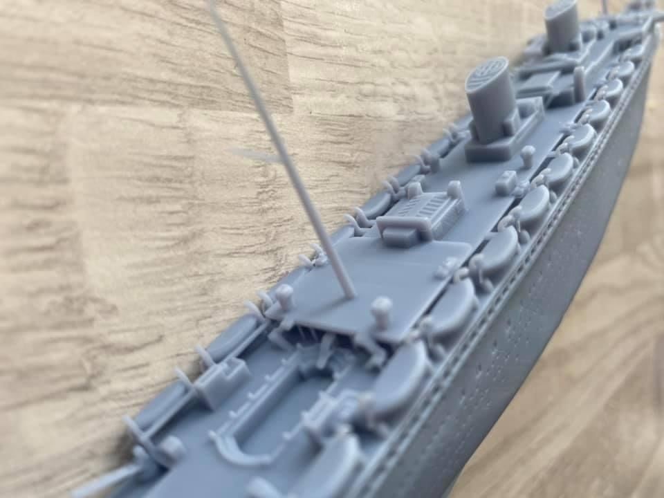 SS Rex ocean liner full hull and waterline printable model  3D print model_8