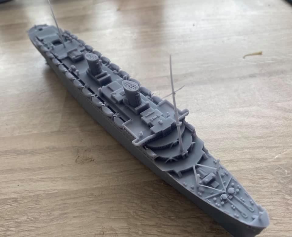 SS Rex ocean liner full hull and waterline printable model  3D print model_9