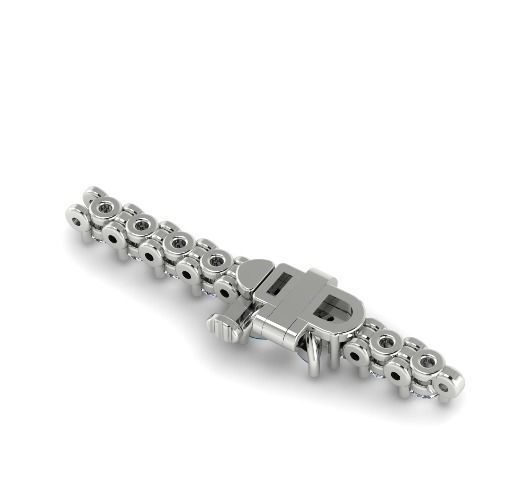 Tenis Bracelet 539 3D print model_4