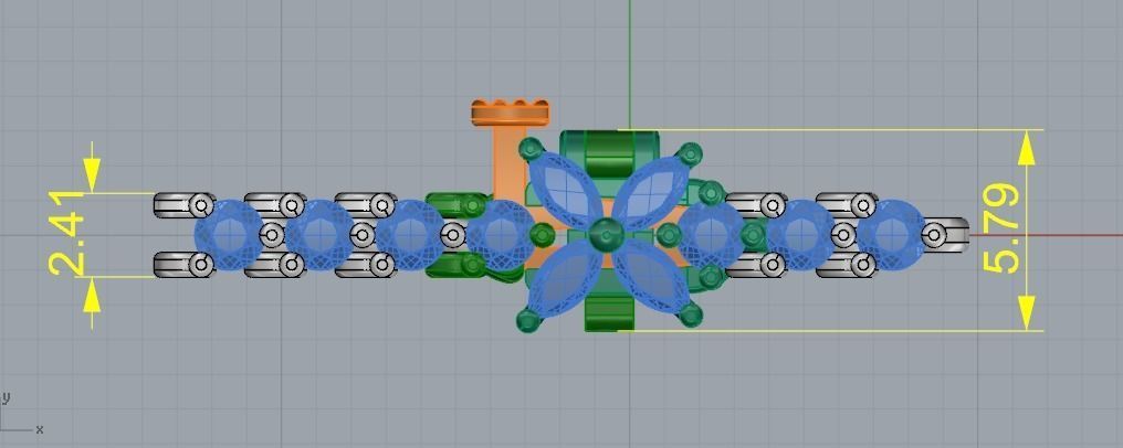 Tenis Bracelet 539 3D print model_6