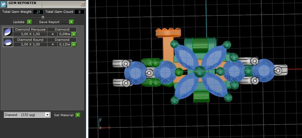 Tenis Bracelet 539 3D print model_11