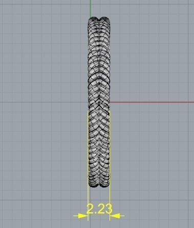 531 Ring without stones 3D print model_5