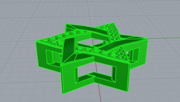 526 Pendant star of David 3D print model_7