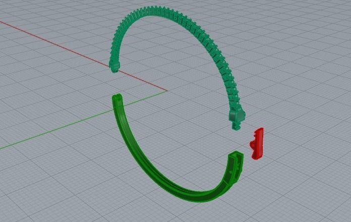 557 Bracelet 3D print model_7