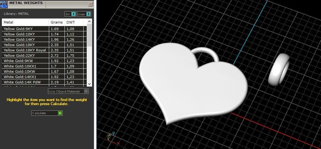 553 Pendant in the shape of a heart 3D print model_8