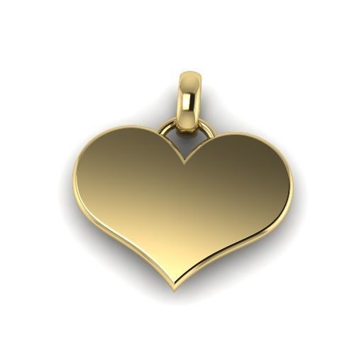 553 Pendant in the shape of a heart 3D print model_1
