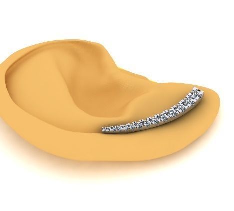 579 Ear decoration 3D print model_3