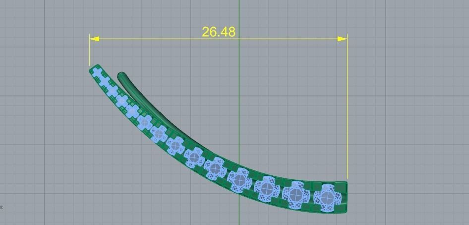 579 Ear decoration 3D print model_4