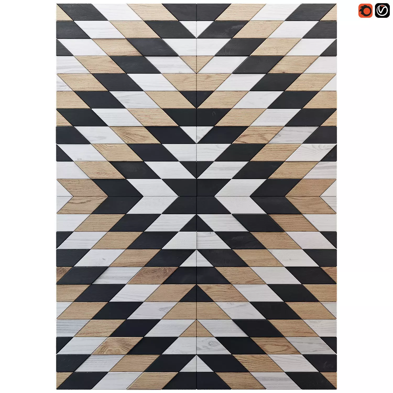 Decor Panel Aeksandra-Zee 5 3D model_0