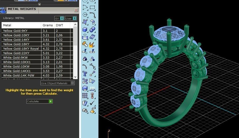596 Ring 3D print model_8