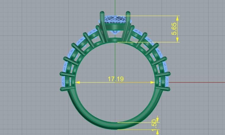 596 Ring 3D print model_3
