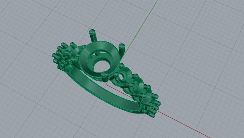 596 Ring 3D print model_4