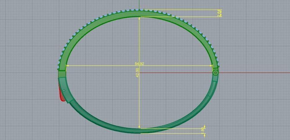 591 Bracelet 3D print model_3