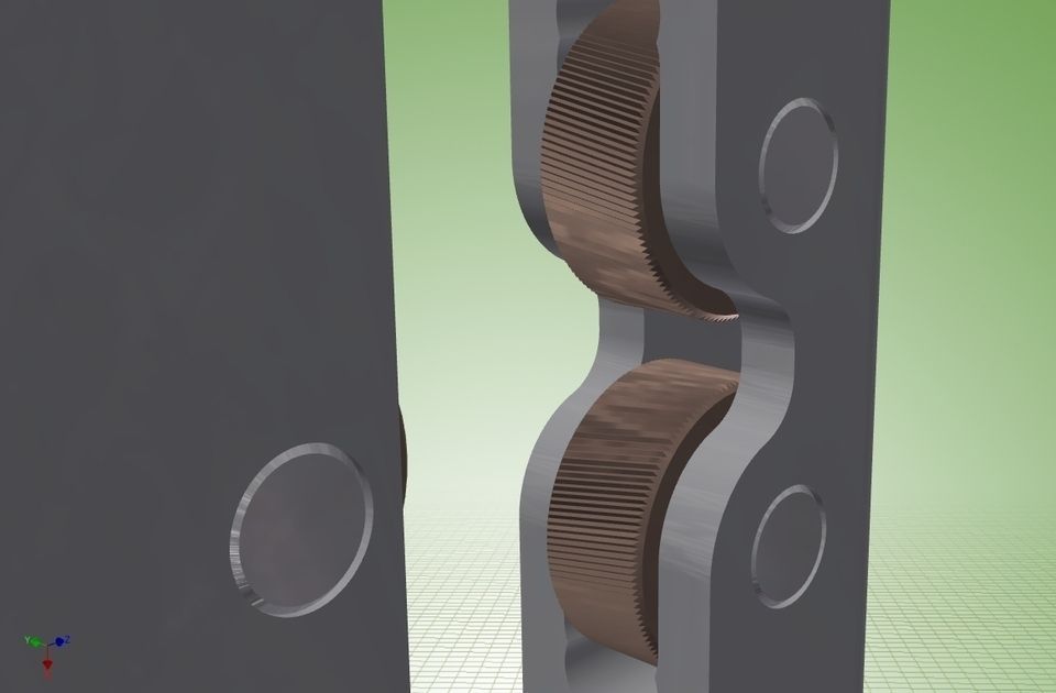 Knurling Tool Hand Type Free 3D model_4