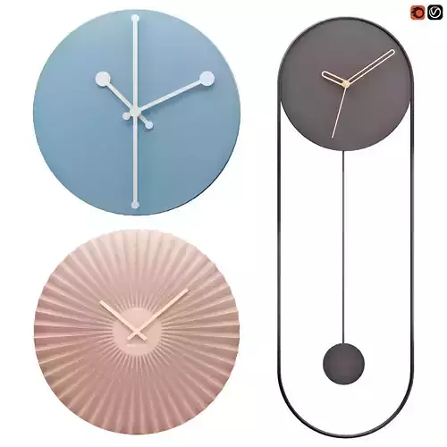 Clock Collection Ivon Alessi  Dotty  Karlsson