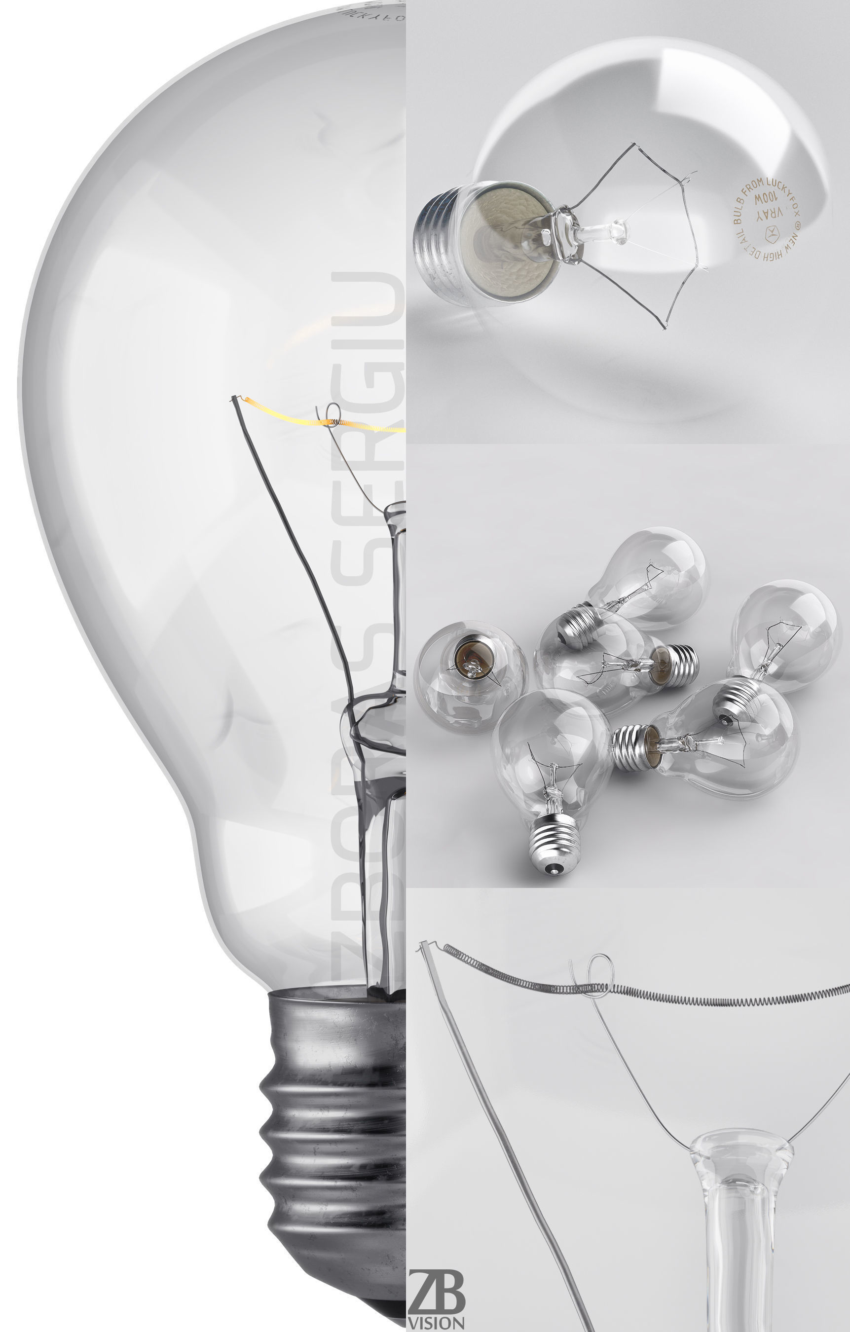 Incandescent Bulb 3D model_2