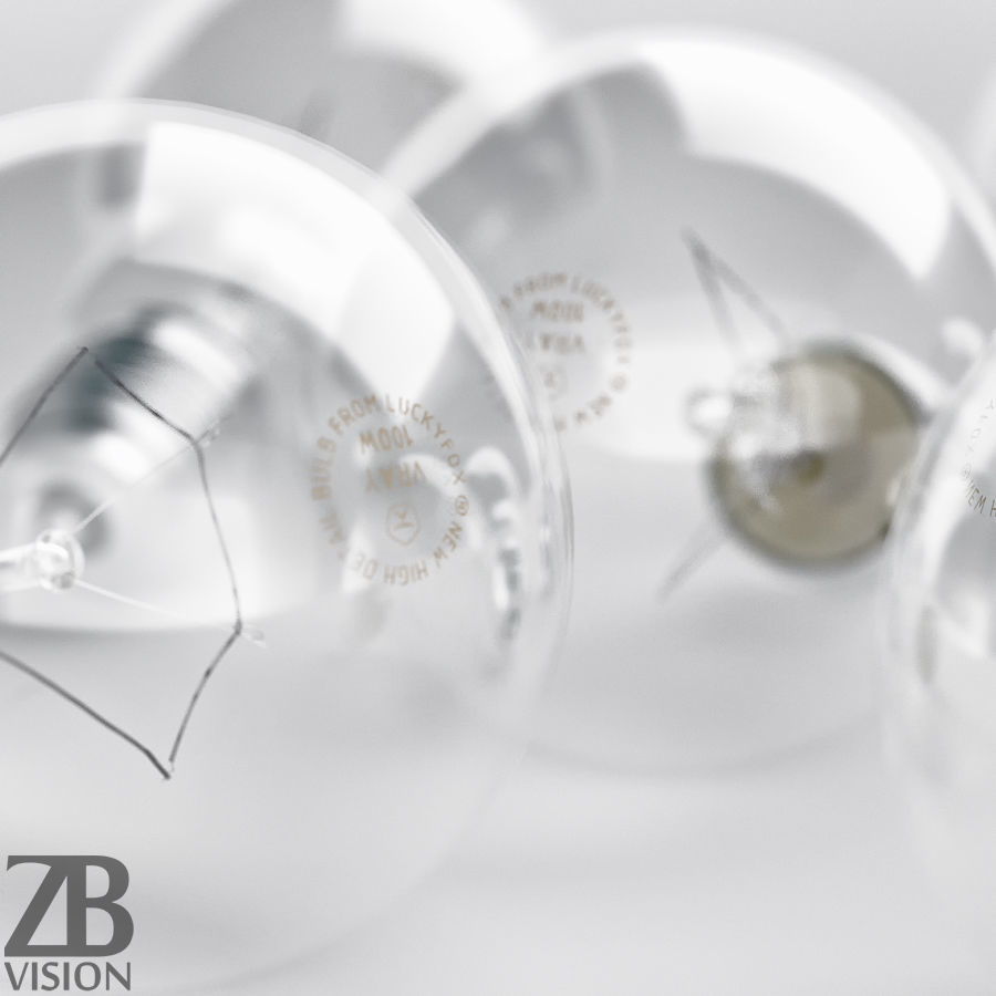 Incandescent Bulb 3D model_3