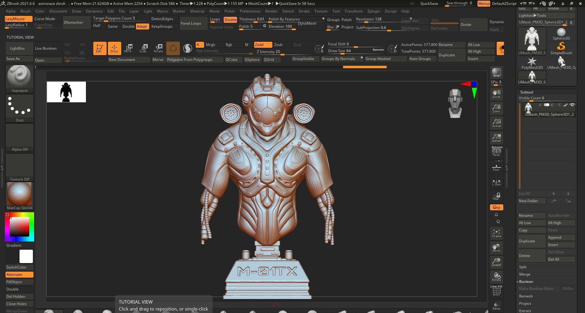 Astronaut Sci Fi 3D model_5