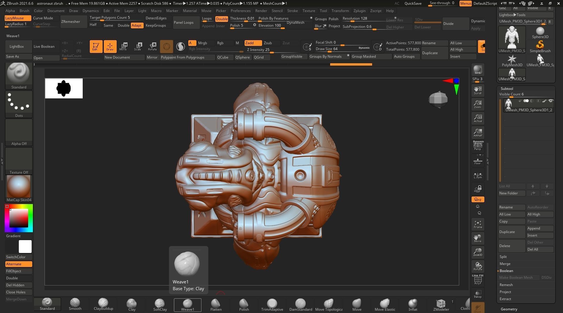 Astronaut Sci Fi 3D model_6