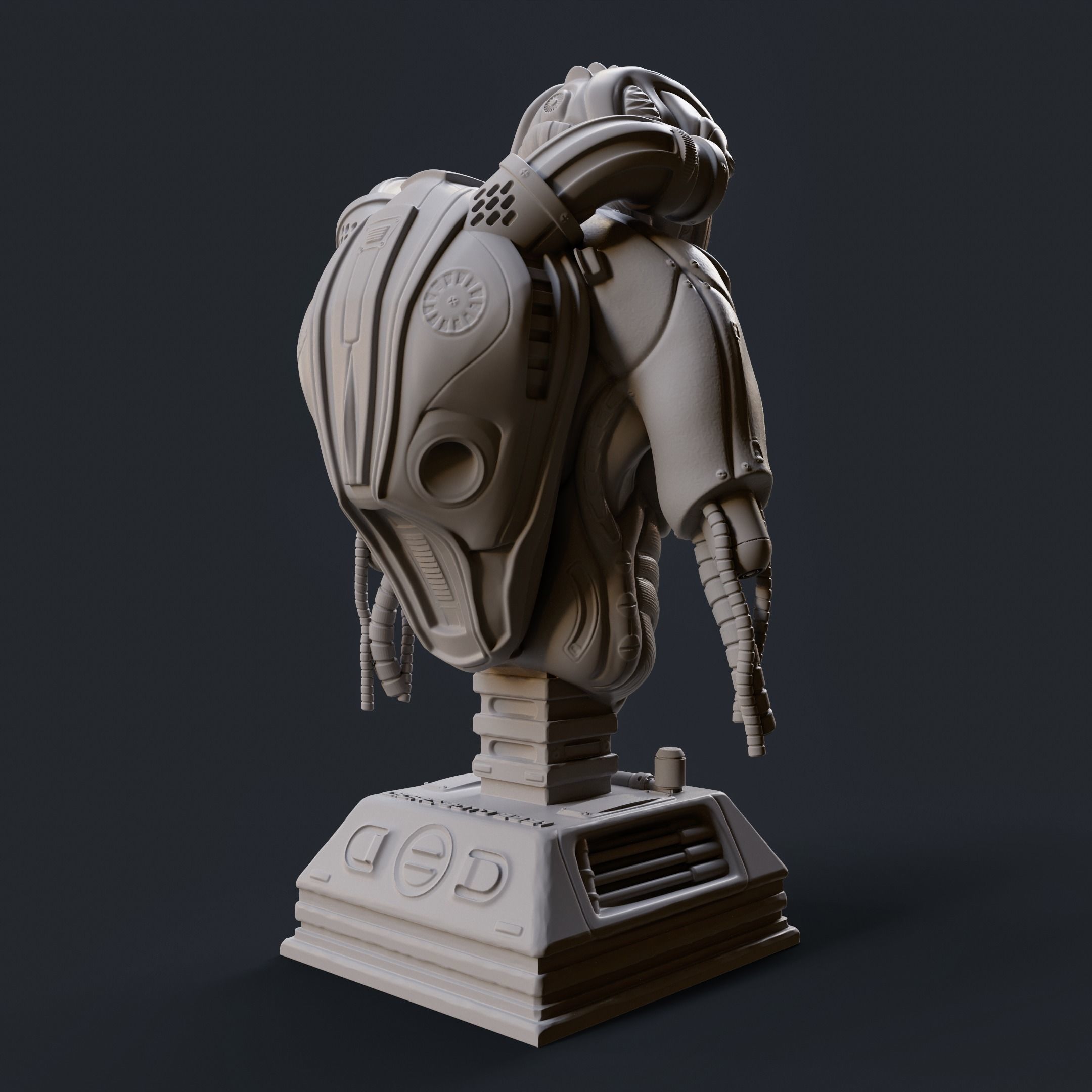 Astronaut Sci Fi 3D model_3