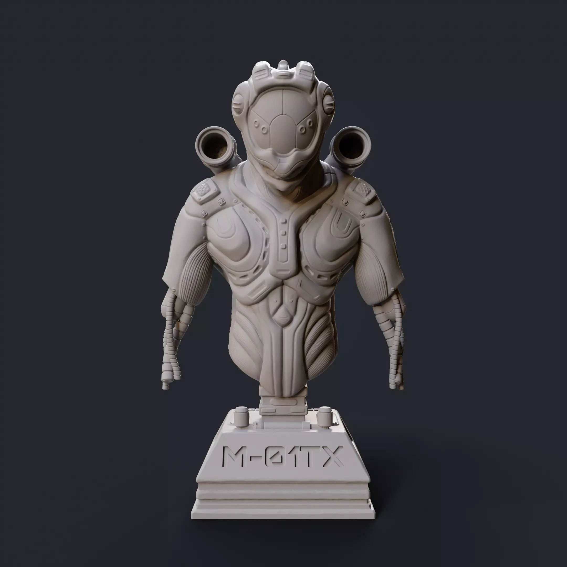 Astronaut Sci Fi 3D model_0